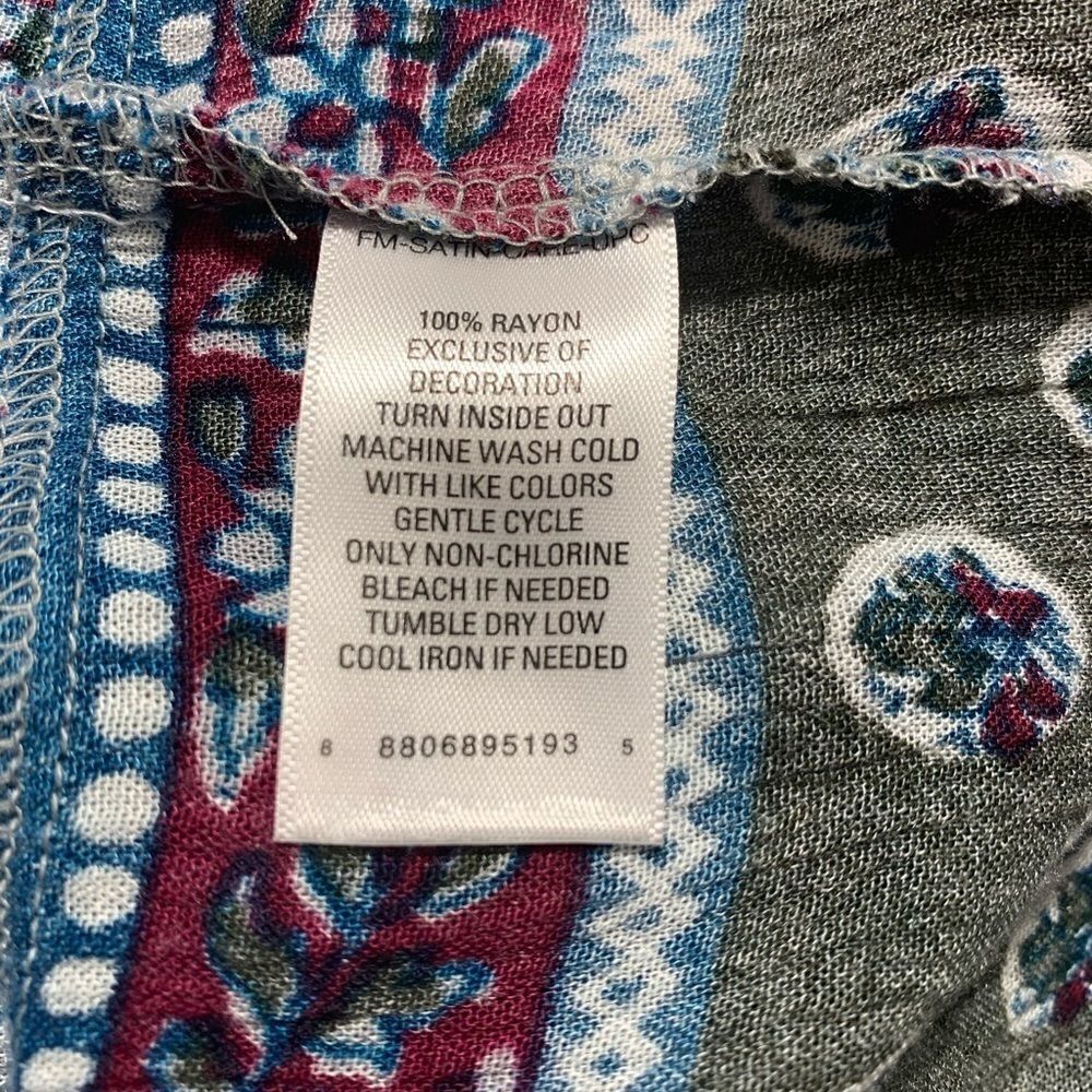 NWOT Great Northwest Indigo Blouse (XL) - Picture 11 of 12